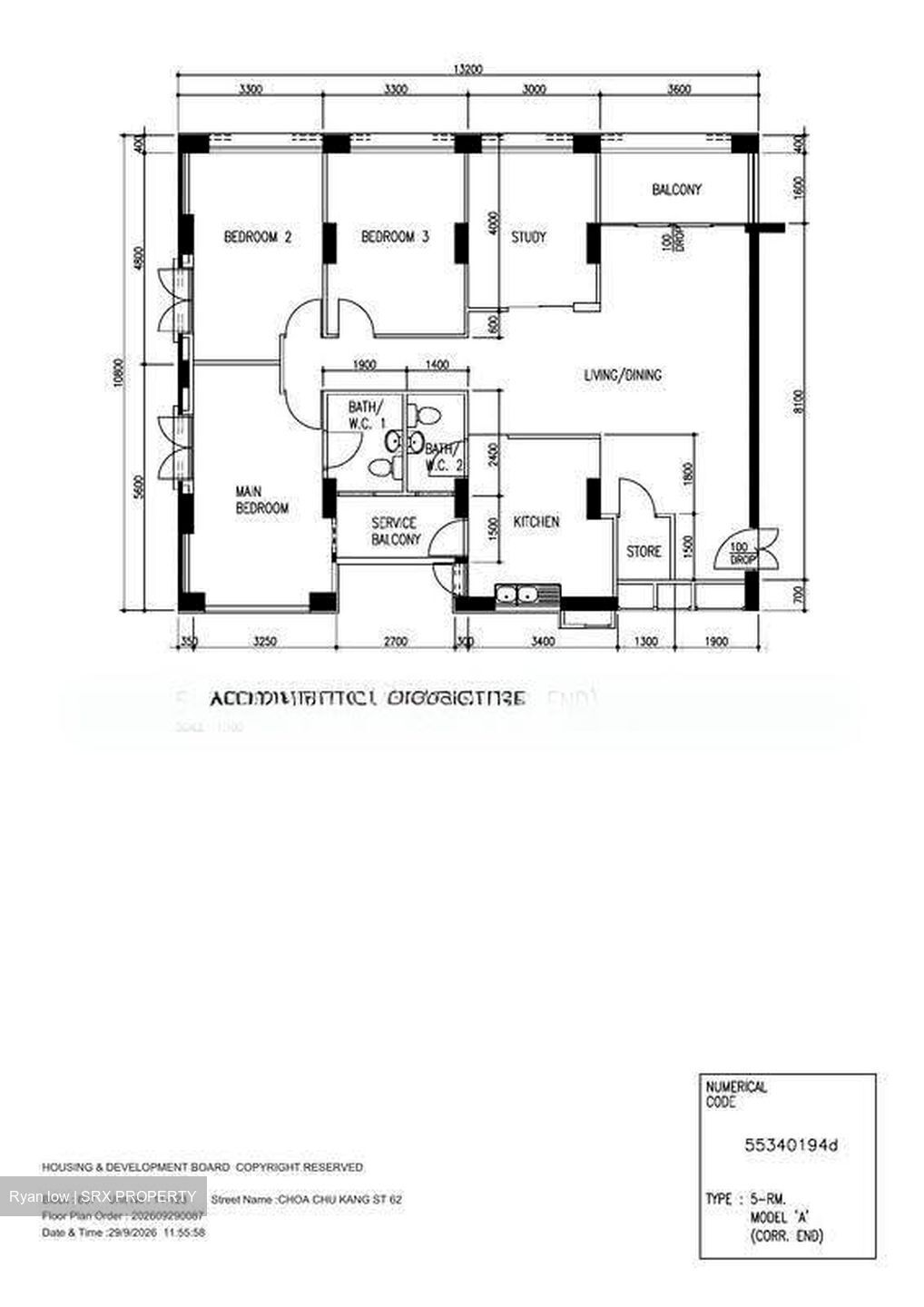 Blk 607 Choa Chu Kang Street 62 (Choa Chu Kang), HDB 5 Rooms #626423231